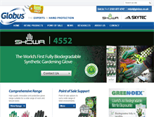 Tablet Screenshot of globusretail.com